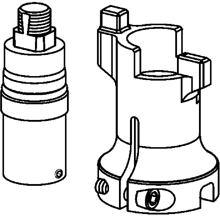 Viega Propress Lockable Stem Extension, Brass, Valve Size: 21/2 – 4 | Viega ProPress System (SKU: 78312)