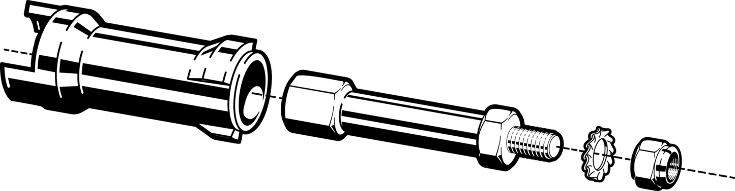 Viega Propress Stem Extension, Brass, Valve Size: 1/2" | Viega ProPress System (SKU: 23449)