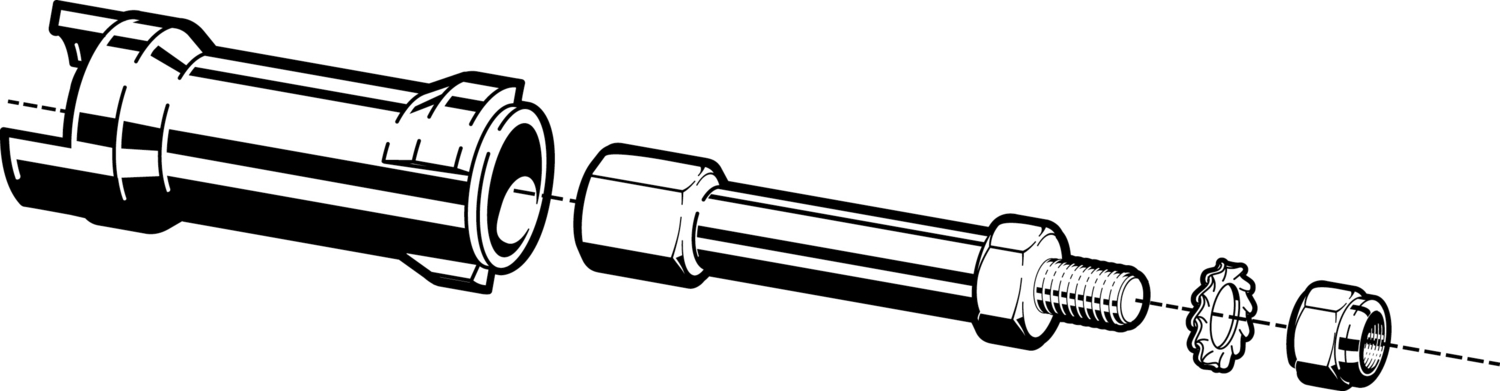 Viega Propress Stem Extension, Brass, Valve Size: 3/4, 1 | Viega ProPress System (SKU: 23451)