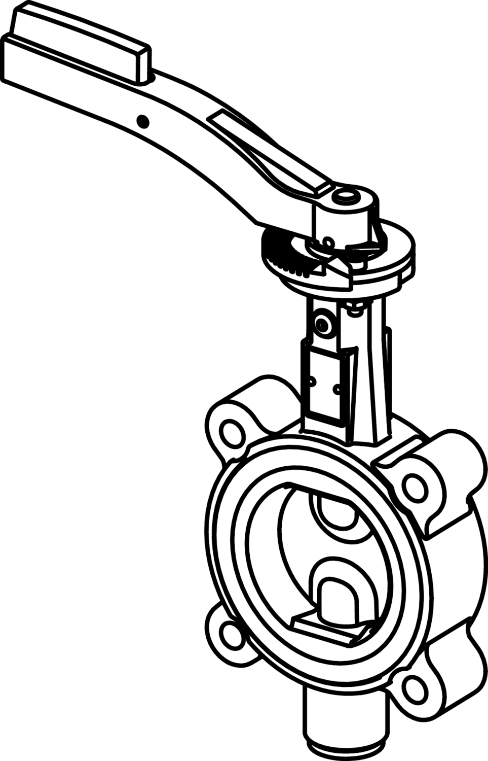 Viega Propress Butterfly Valve, Ductile Iron, Epoxy Powder-coated, D: 4; Bolt Pattern: 8 - Innoflo Solutions Inc.