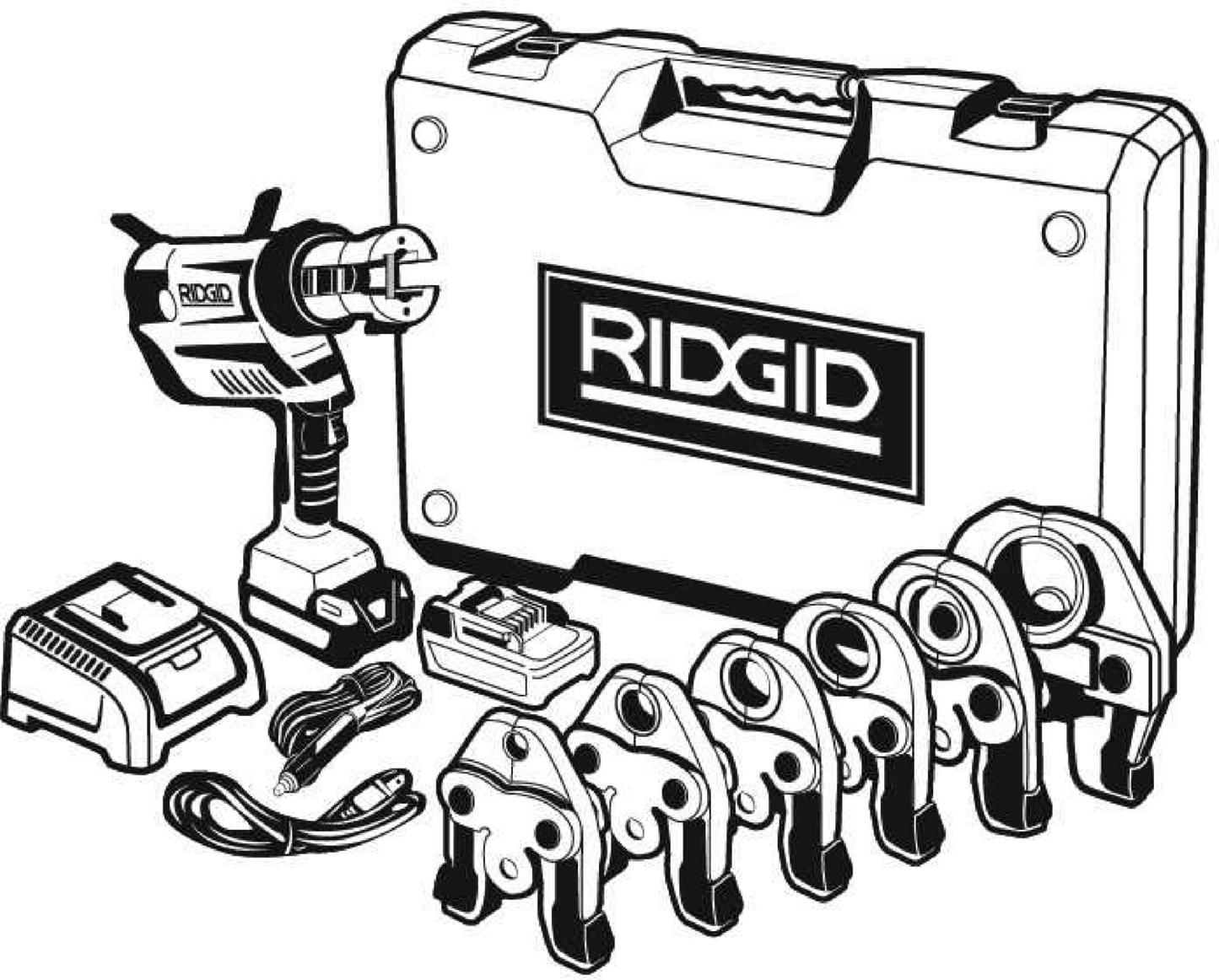 Ridgid Rp 350, Various, For D: 1/2" – 2 | Viega ProPress System (SKU: 56091)