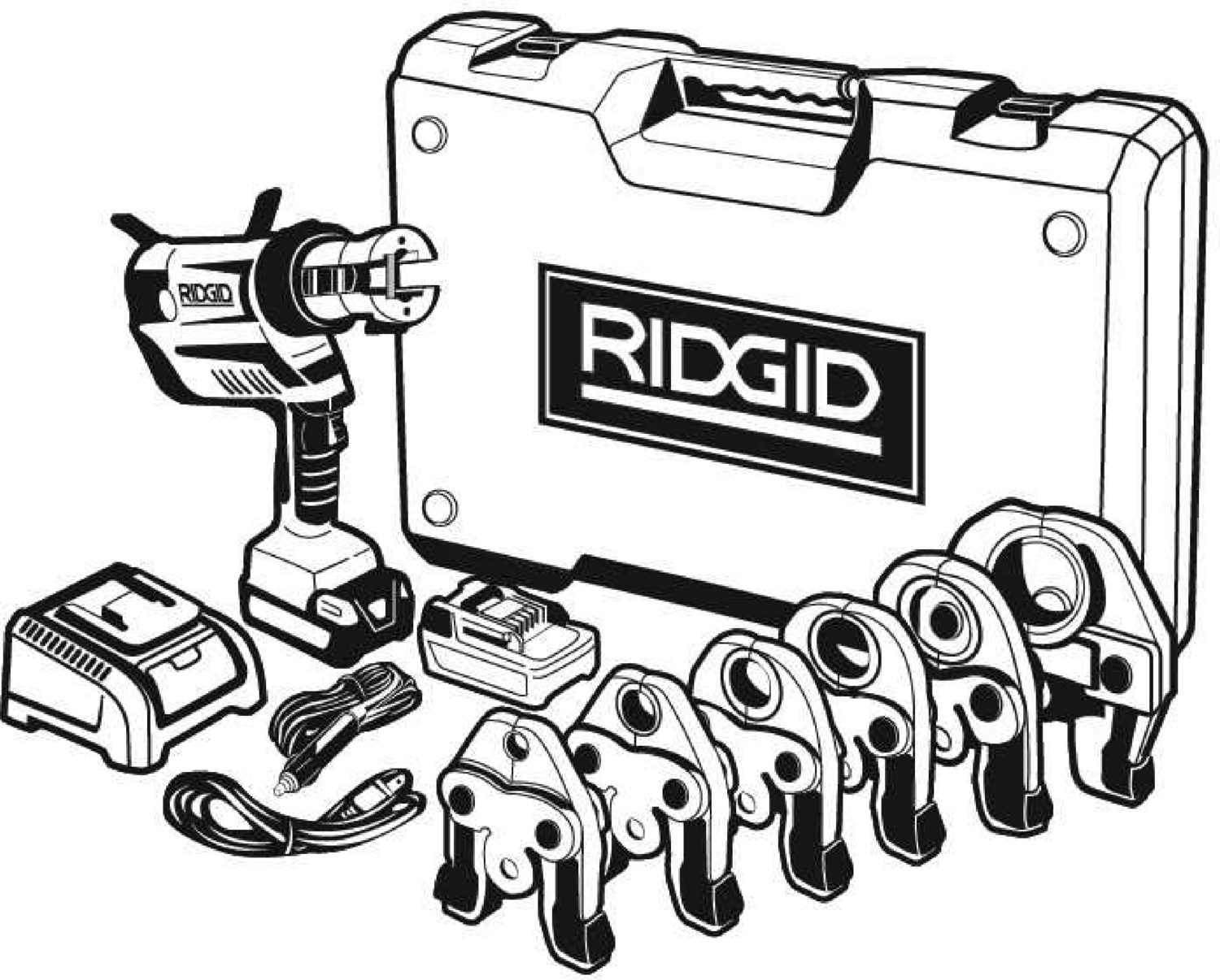 Ridgid Rp 350, Various, For D: 1/2" – 2 | Viega ProPress System (SKU: 56091)