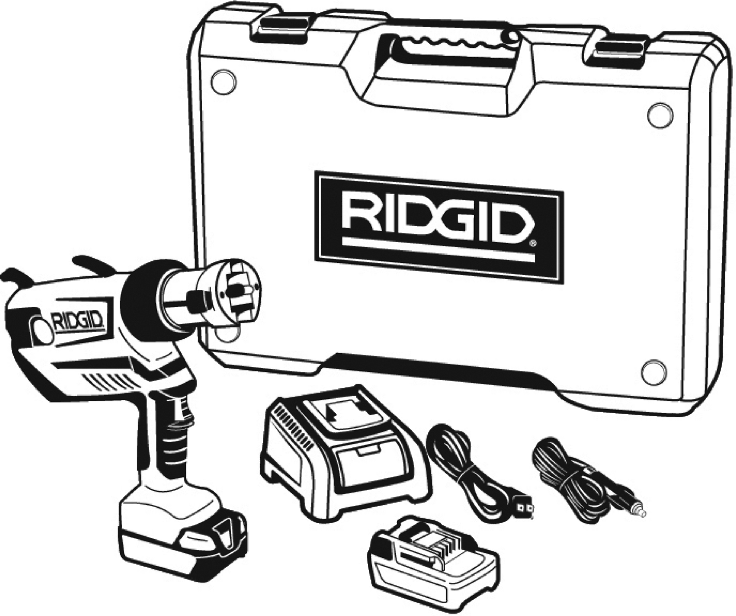 Ridgid Rp 350, Various, For D: Press Jaws Not Included | Viega ProPress System (SKU: 56093)