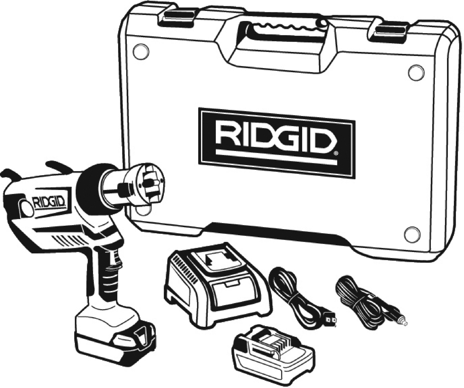 Ridgid Rp 350, Various, For D: Press Jaws Not Included | Viega ProPress System (SKU: 56093)