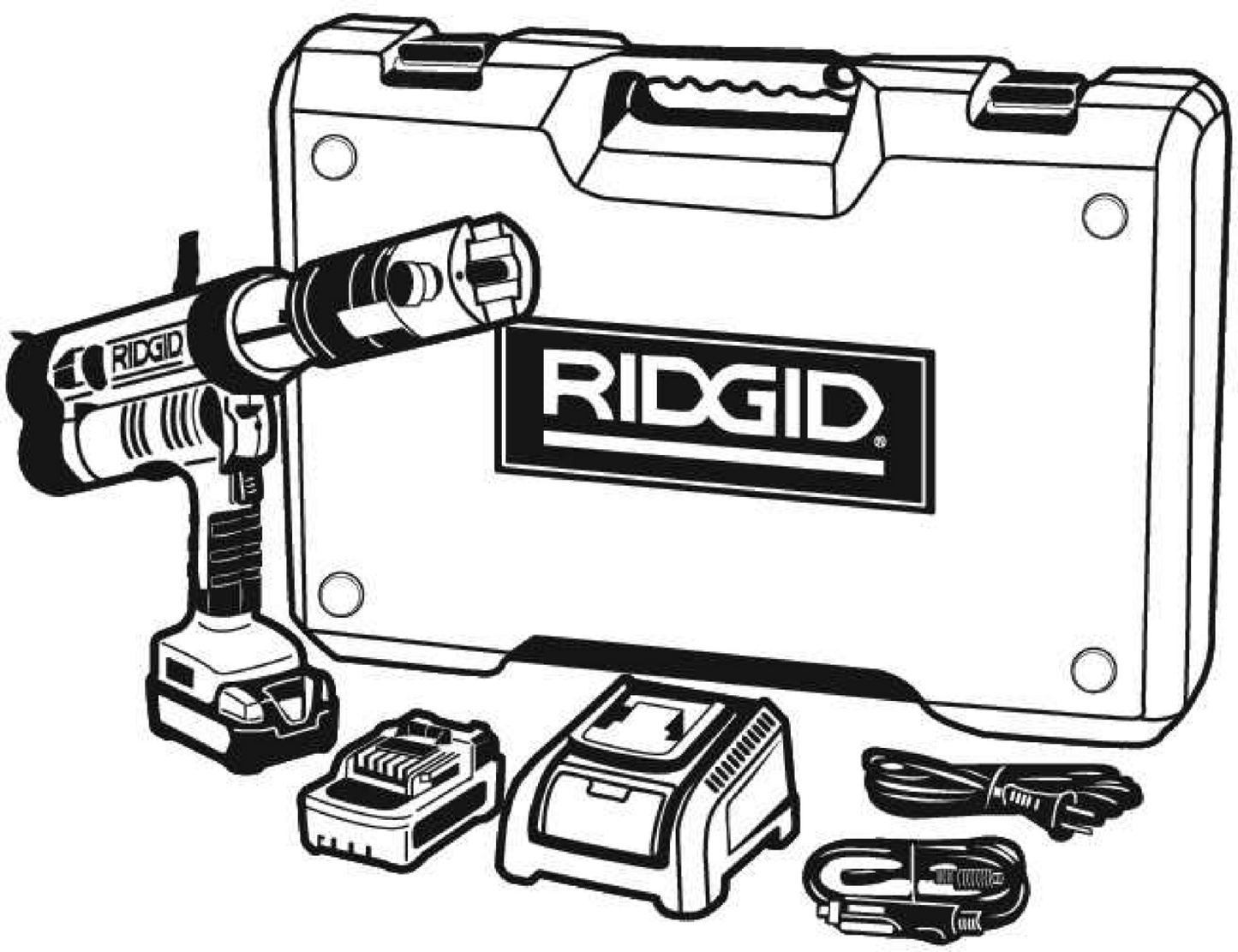 Ridgid Rp 342 Xl Press Tool, Various, For D: 1/2" – 4 | Viega ProPress System (SKU: 56094)