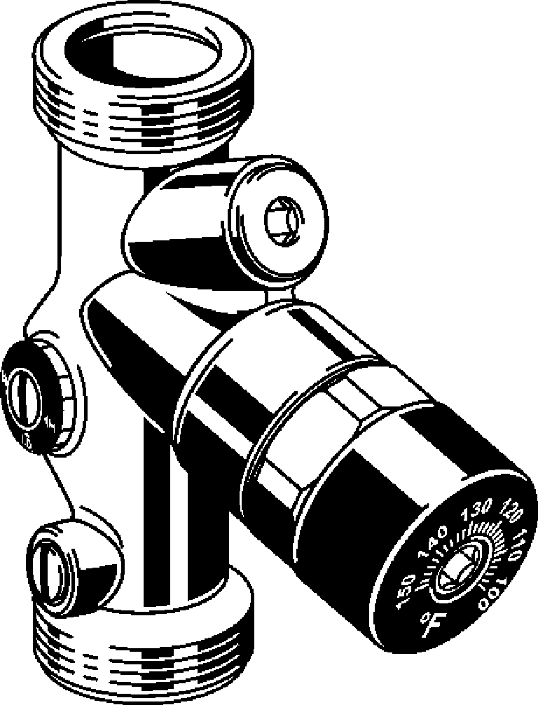 Viega Automatic Recirculation Balancing Valve, Bronze, Bsp Thread: 1 X 1 | Viega ProPress System (SKU: 79901)