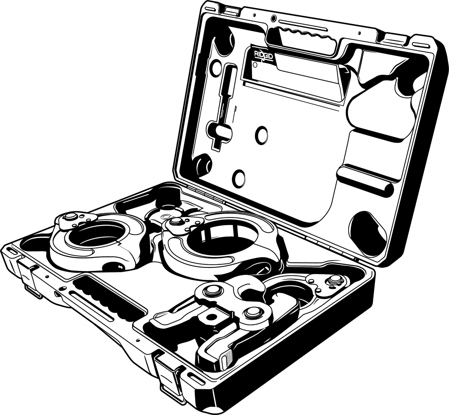 Viega Propress Xl – C Press Ring Kit, Steel, For D: 21/2 – 4 | Viega ProPress System (SKU: 57076)