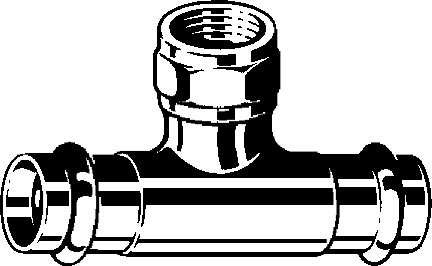 Viega Propress Reducing Tee 316 Stainless Steel Fpt: 3/4" – 11/2 × 11/2 | Viega ProPress Stainless System (SKU: 80900)