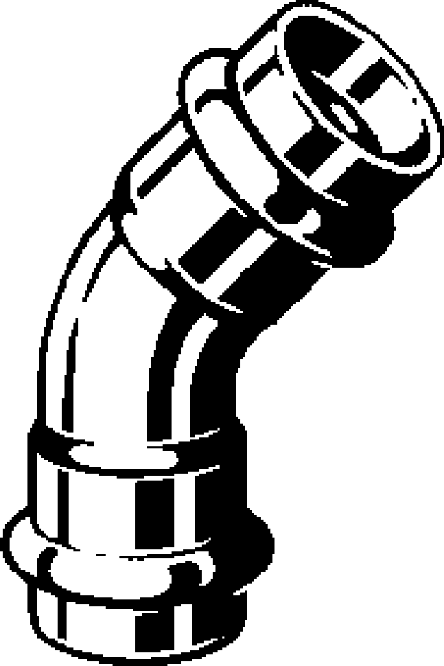 Viega Propress 45° Elbow 316 Stainless Steel – 11/4 × 11/4 | Viega ProPress Stainless System (SKU: 80460)