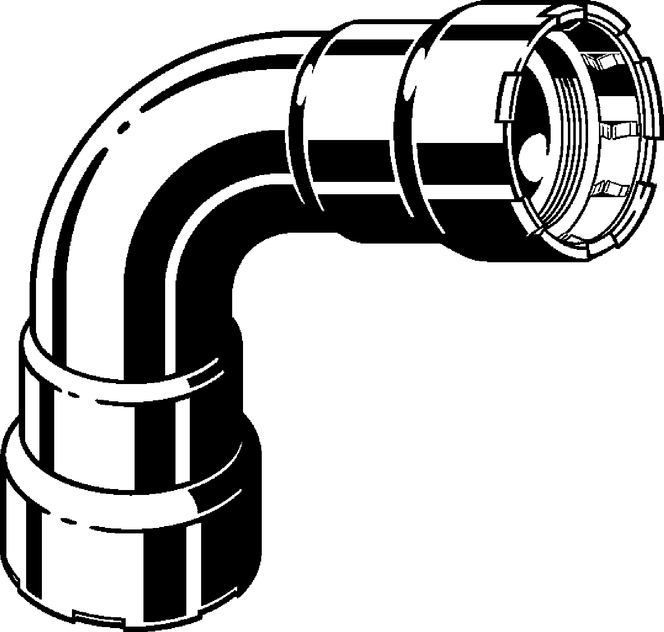 Viega Megapress 90° Elbow 304 Stainless Steel – 3/4" × 3/4" | Viega MegaPress System (SKU: 95010)