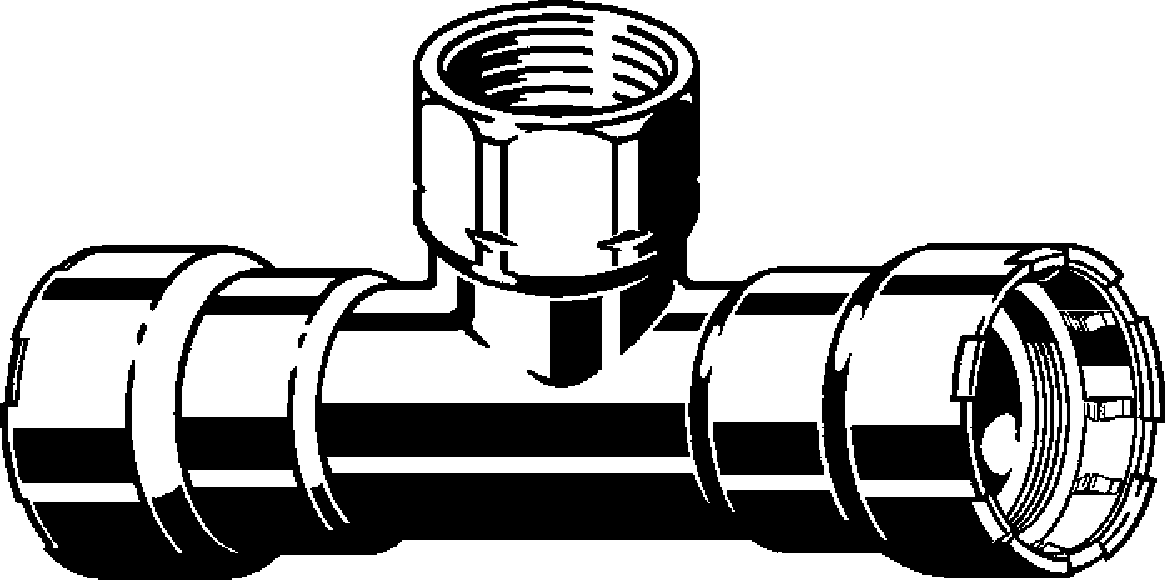 Viega Megapress Tee 304 Stainless Steel Fpt: 1 – 2 × 2 | Viega MegaPress System (SKU: 95225)