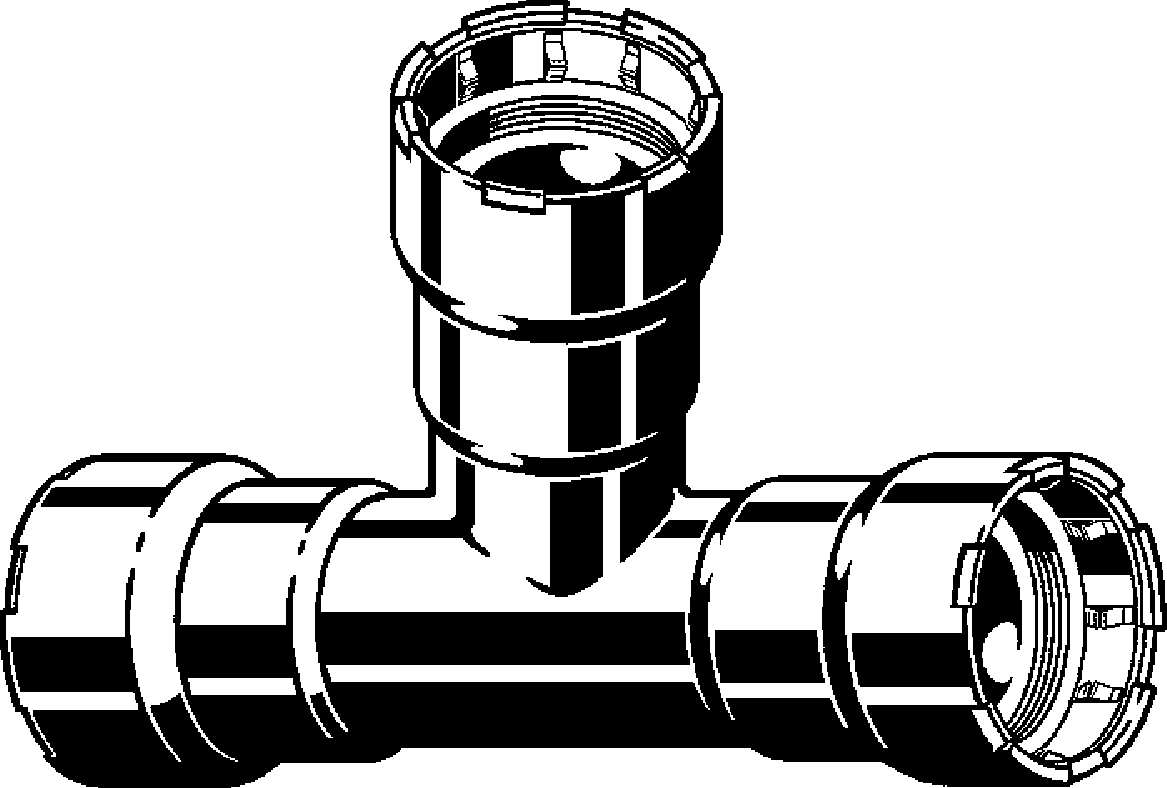 Viega Megapress Tee 304 Stainless Steel – 2 × 2 × 3/4" | Viega MegaPress System (SKU: 95165)