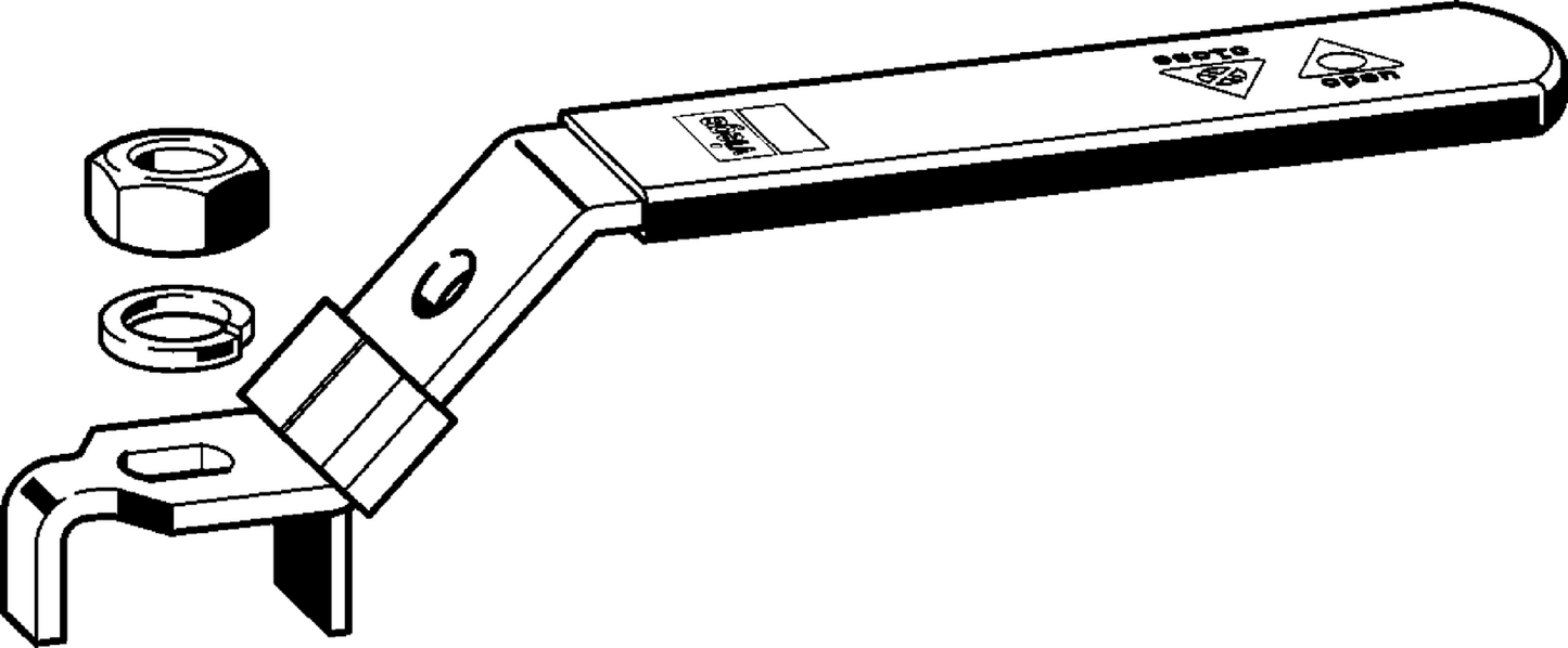 Viega 3 – Piece Replacement Handle, 316 Stainless Steel, Valve Size (cts): 3/4; Valve Size (ips): 1/2" | Viega ProPress System (SKU: 86625)