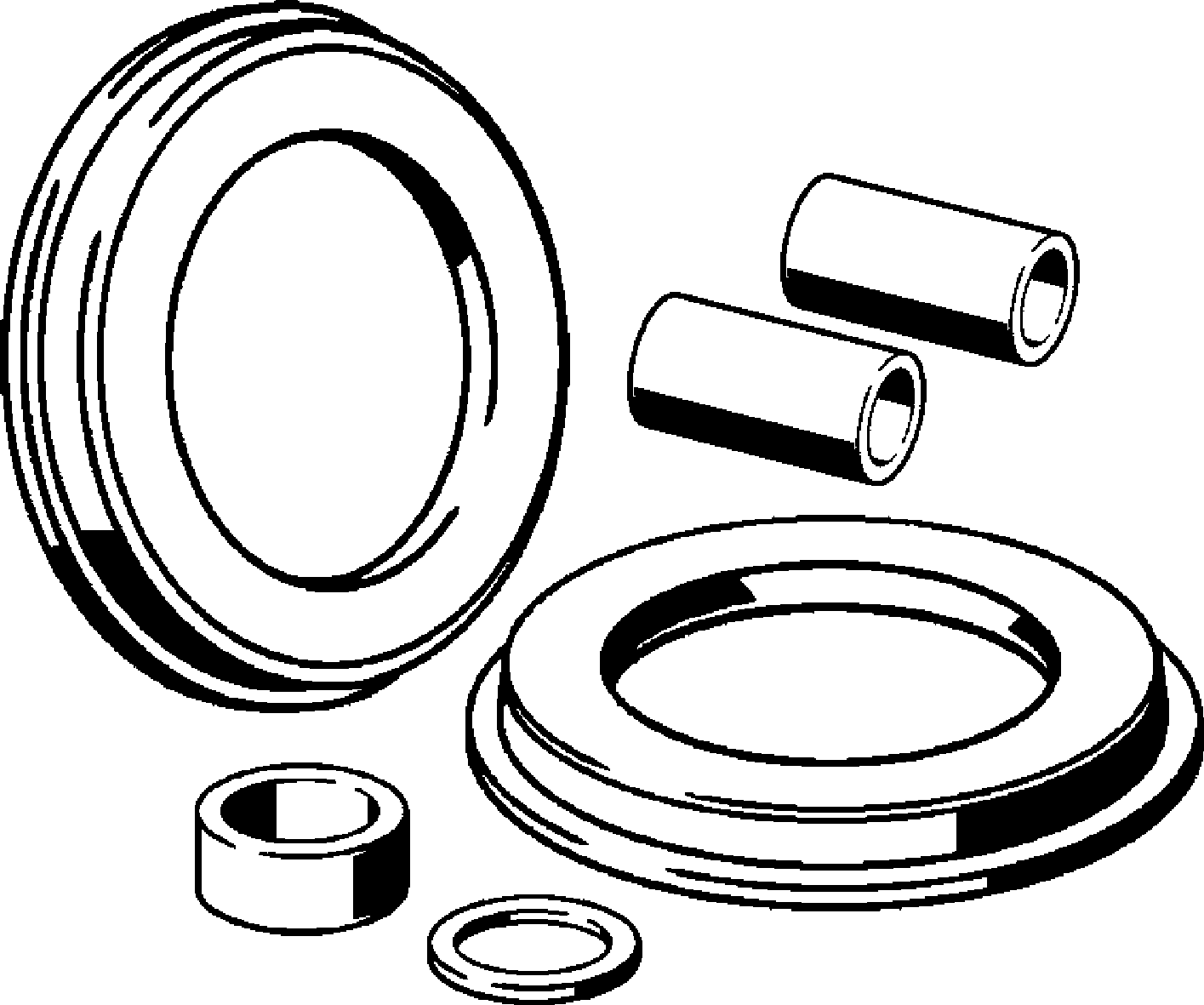 Viega Megapress Valve Repair Kit, Ptfe, D: 21/2 | Viega MegaPress System (SKU: 86700)