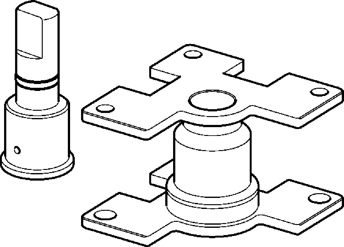 Viega Megapress Xl Lockable Stem Extension, Stainless Steel 316, Valve Size: 3 | Viega MegaPress System (SKU: 86836)