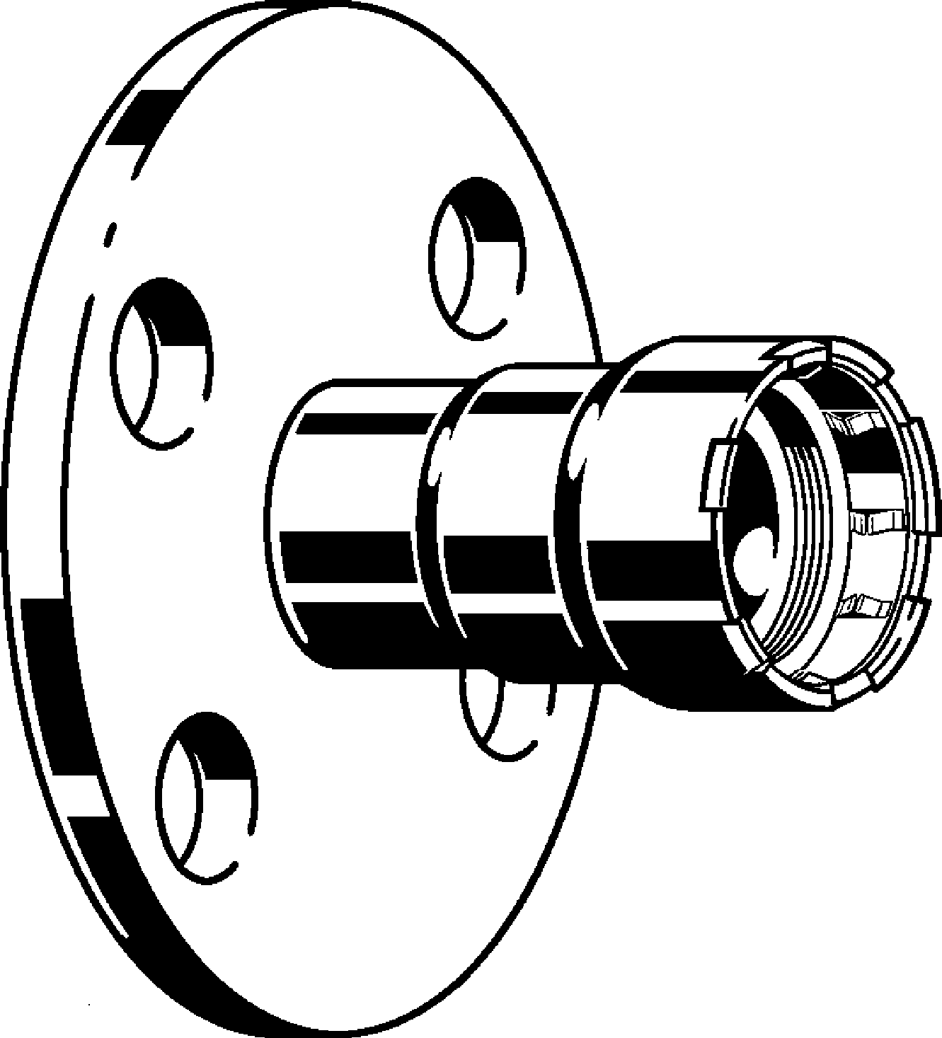 Viega Megapressg Flange Carbon Steel Zinc – Nickel Coating Bolt Pattern: 4 Bolt Pattern Diameter: 37/8 – 11/2 | Viega MegaPressG System (SKU: 25781)