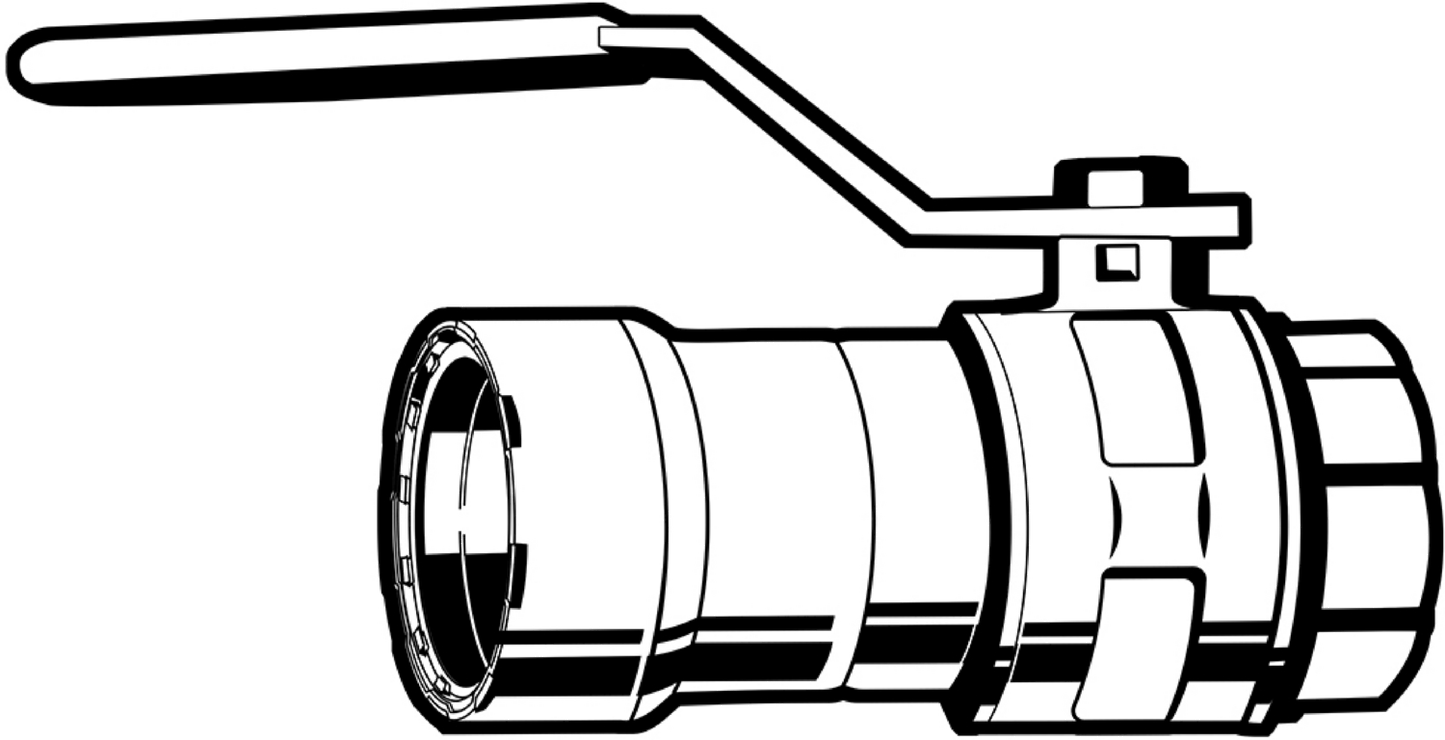 Viega Megapressg Ball Valve Bronze Carbon Steel Fpt: 1 – 1 | Viega MegaPressG System (SKU: 30640)