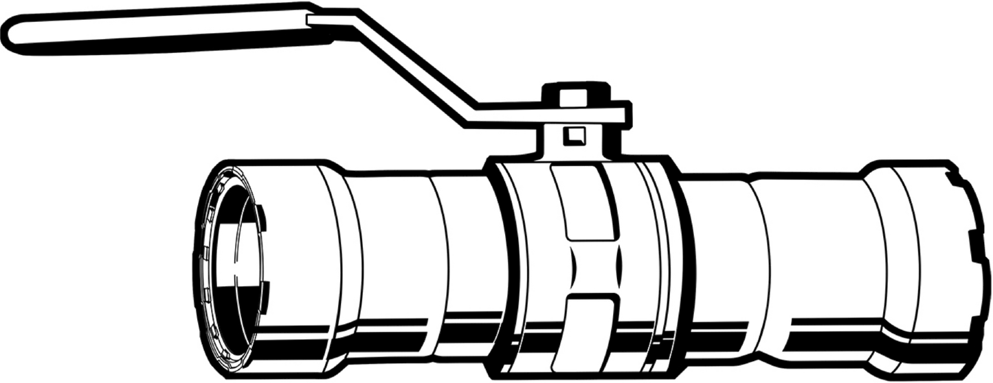 Viega Megapressg Ball Valve Bronze Carbon Steel – 3/4" × 3/4" | Viega MegaPressG System (SKU: 30605)