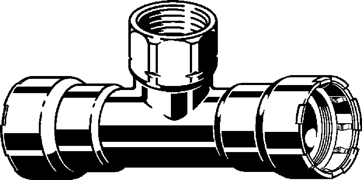 Viega Megapress Tee 316 Stainless Steel Fpt: 1 – 11/4 × 11/4 | Viega MegaPress System (SKU: 91875)