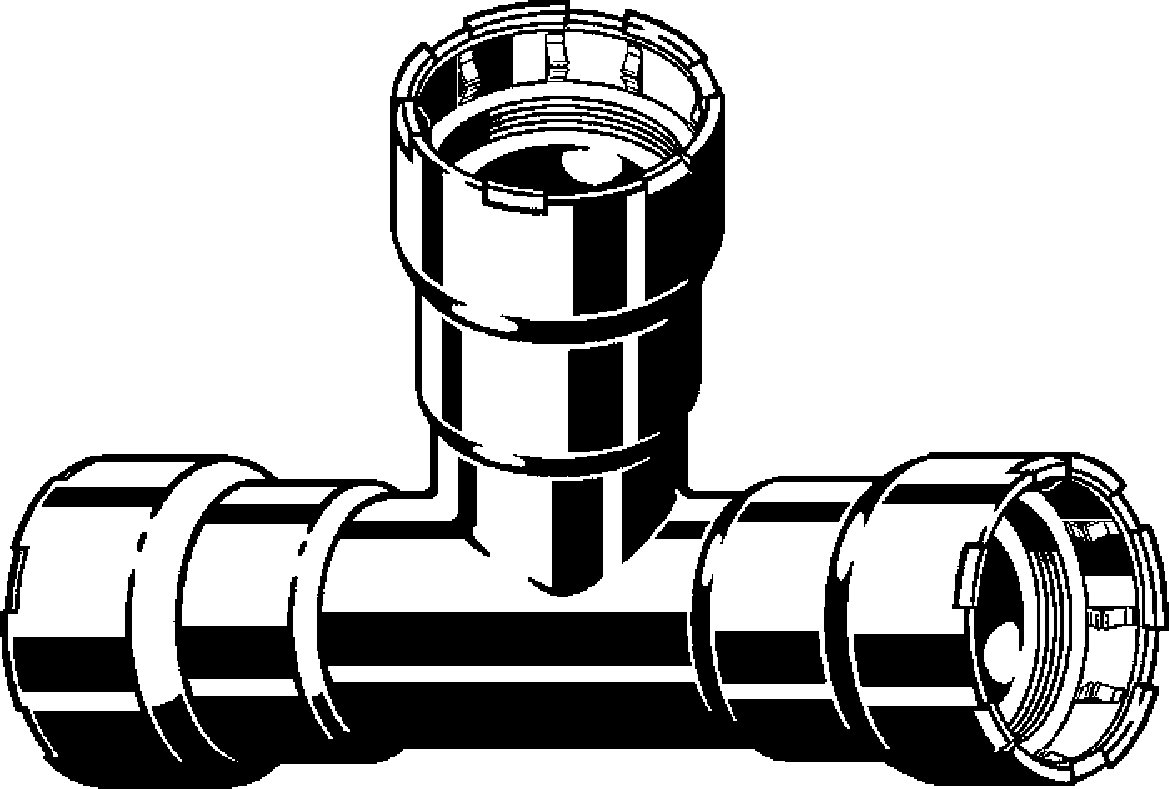 Viega Megapress Tee 316 Stainless Steel – 1 × 1 × 3/4" | Viega MegaPress System (SKU: 91635)