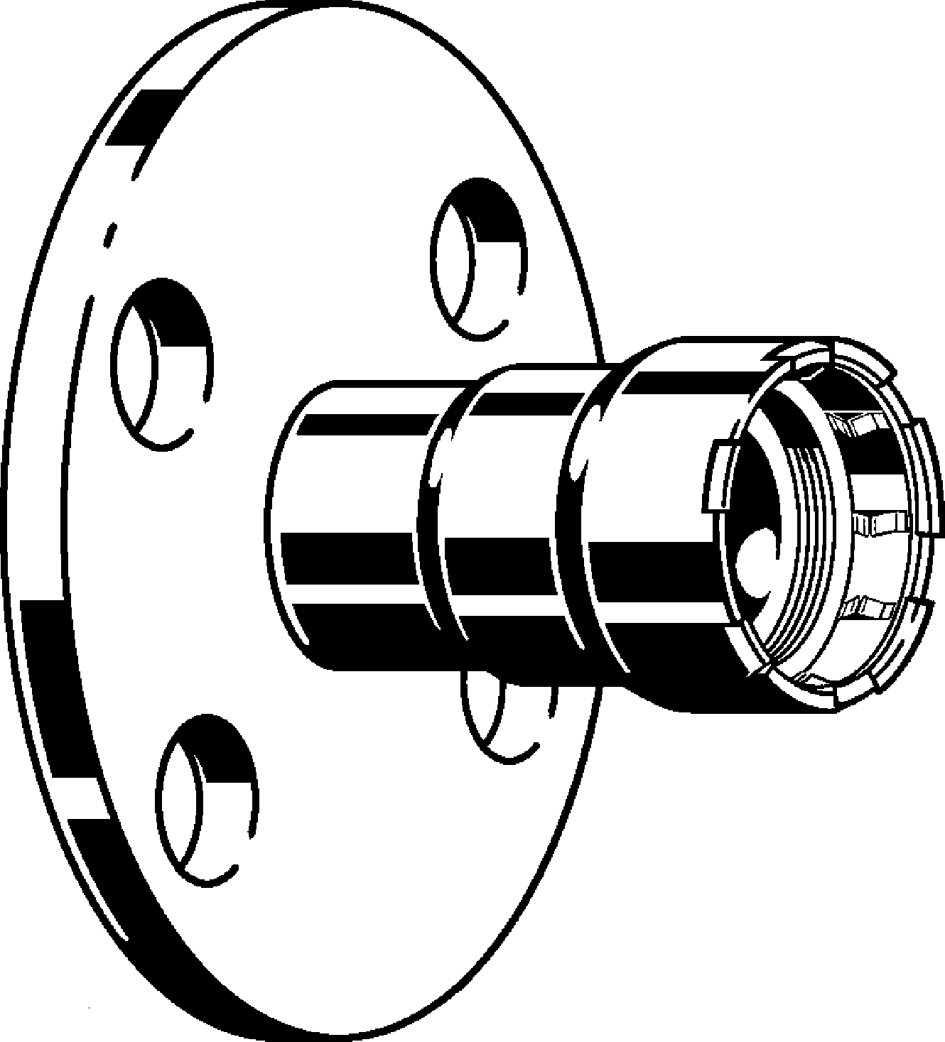 Viega Megapress Flange 316 Stainless Steel Bolt Pattern: 4 Bolt Pattern Diameter: 31/8 – 1 | Viega MegaPress System (SKU: 91185)