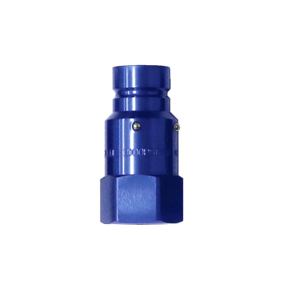 OilSafe® 3/4" Male QD Half – Blue (SKU: M12BLUE)