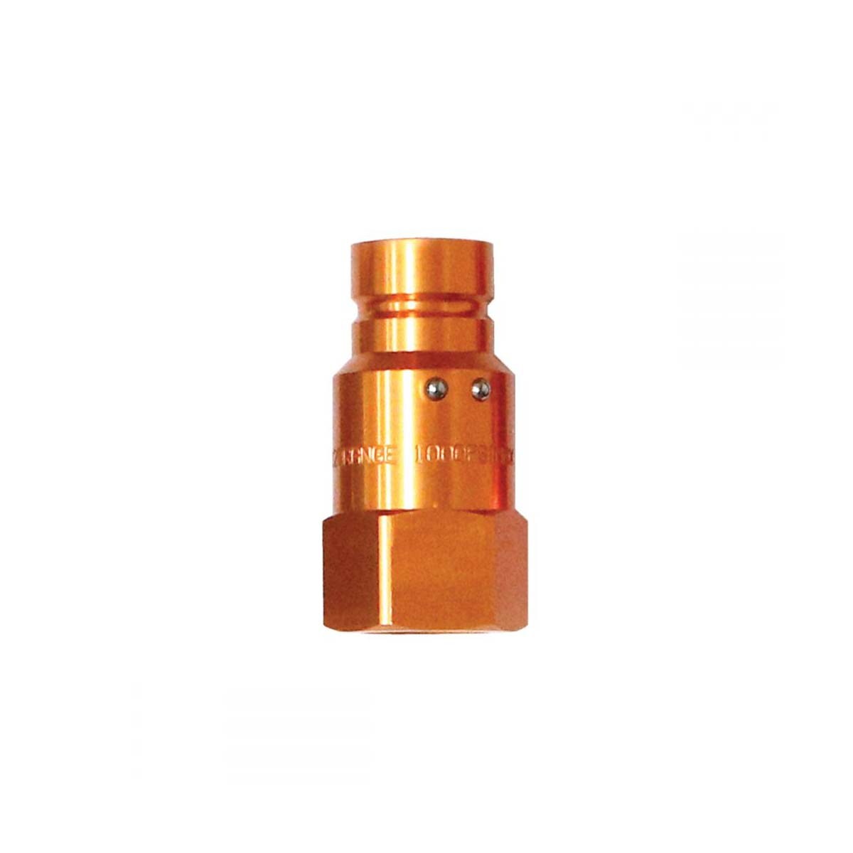 OilSafe® 1/2" Male QD Half – Orange (SKU: M8ORANGE)