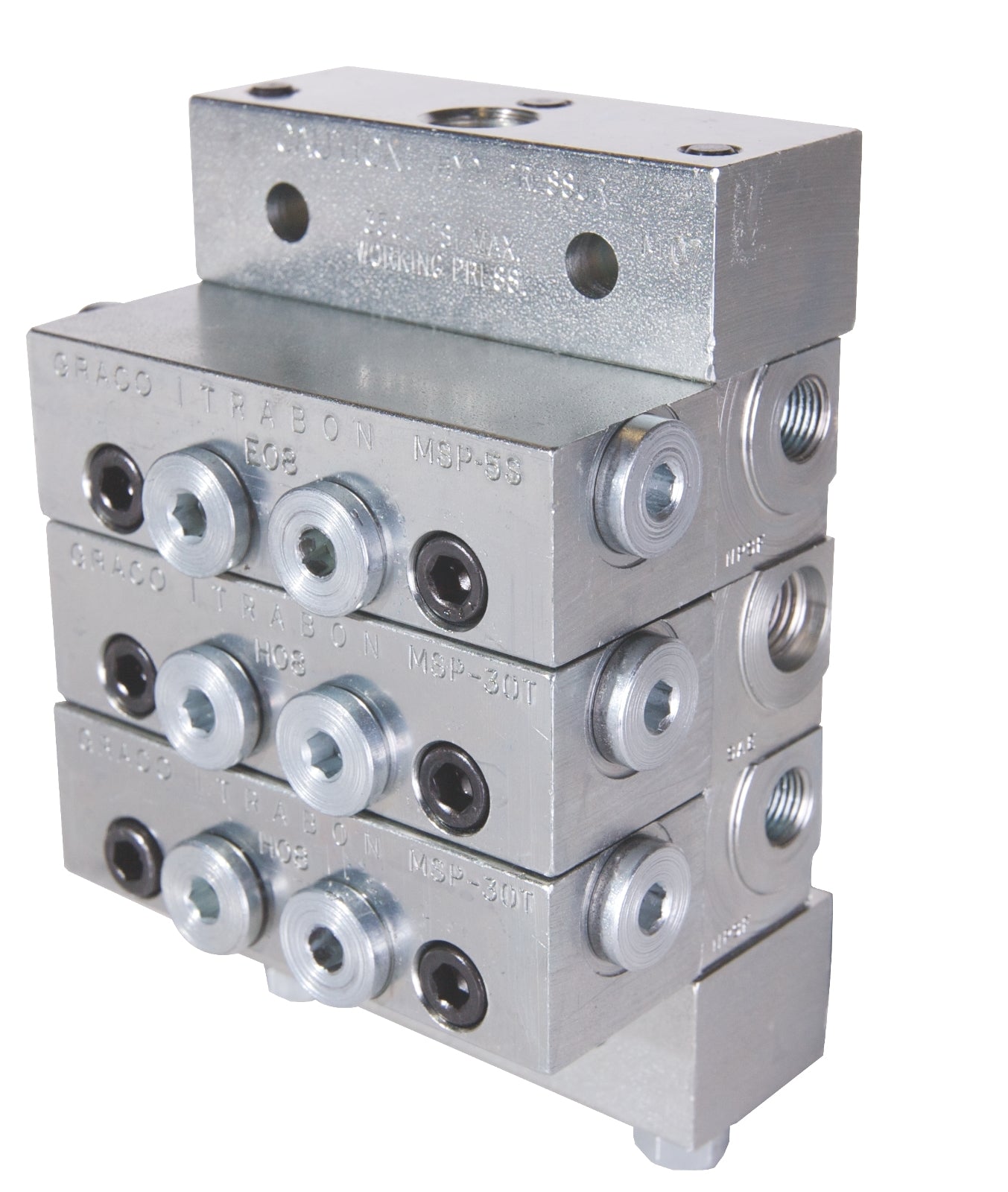 GRACO Trabon® MSP Modular Divider Valve - MSP-15S - 0.030 in³ (0.49 cm³) (Part No. 562713)