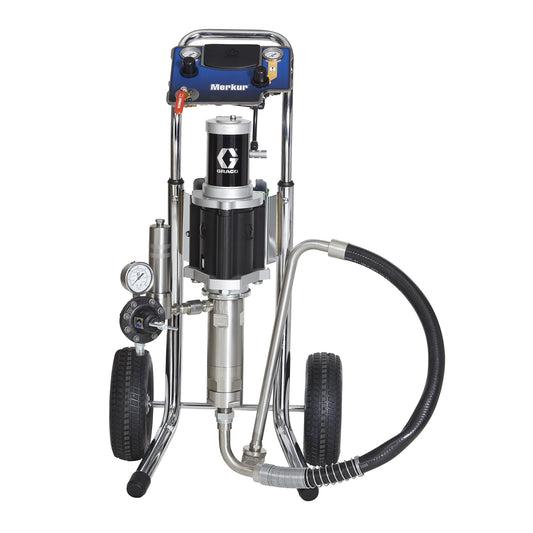 GRACO 3:1 Merkur Air Spray Package, 125cc, Cart, Pump/Gun Air Controls, Siphon Kit, No Applicator (Part No. G03C01)
