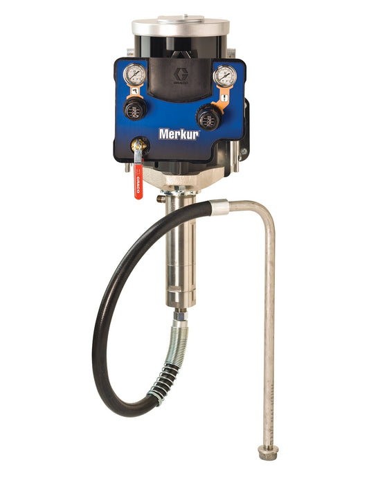 GRACO 3:1 Merkur Air Spray Package, 125cc, Wall, DataTrak, Pump/Gun Air Controls, Siphon Kit, Fluid Filter, No Applicator (Part No. G03W02)