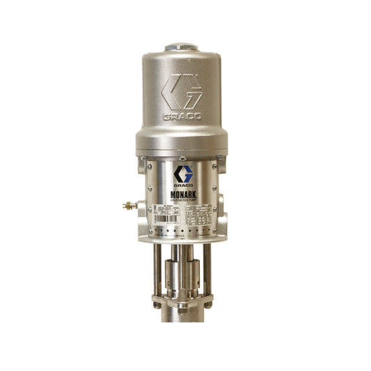 GRACO Monark 5:1 Pneumatic 2-Ball Piston Pump, Carbon Steel (Part No. 218956)