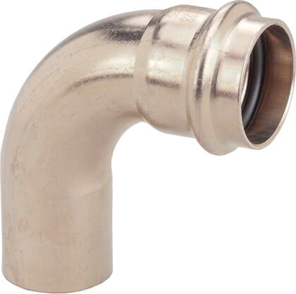 Seapress 90° Elbow Cunife 90/10" Ftg: 15 – 15 | Viega SeaPress System (SKU: 453220)