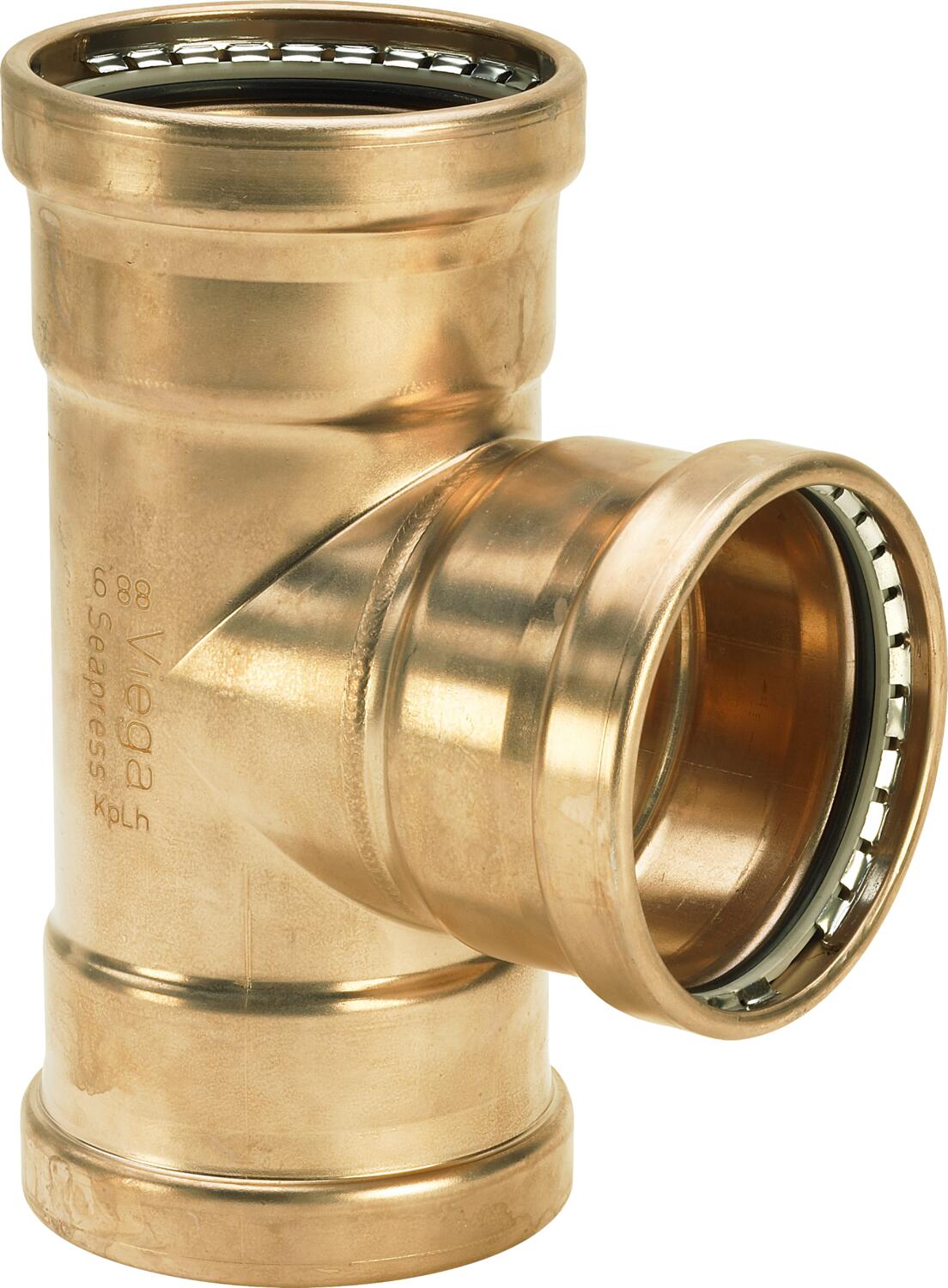 Seapress Xl Tee – Cunife 90/10, 76.1mm Press × 35mm Press × 76.1mm Press | Viega Seapress Metric Press System | Viega SeaPress System (SKU: 453794)