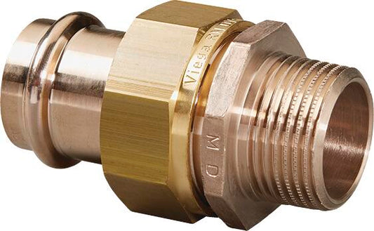 Seapress Union – Cunife 90/10, 35mm Press × 11/4"npt | Viega Seapress Metric Press System | Viega SeaPress System (SKU: 477219)