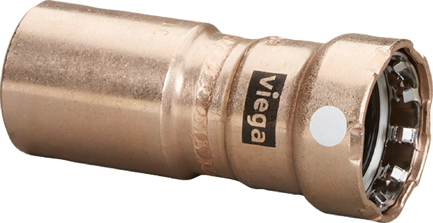 Viega Megapress Reducer Cunife 90/10" Ftg (ips): 1 – 1/2" | Viega SeaPress System (SKU: 88550)