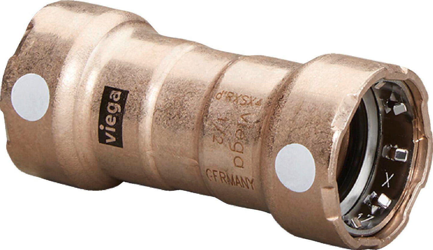 Viega Megapress Coupling Cunife 90/10" – 11/4 × 11/4 | Viega SeaPress System (SKU: 88395)