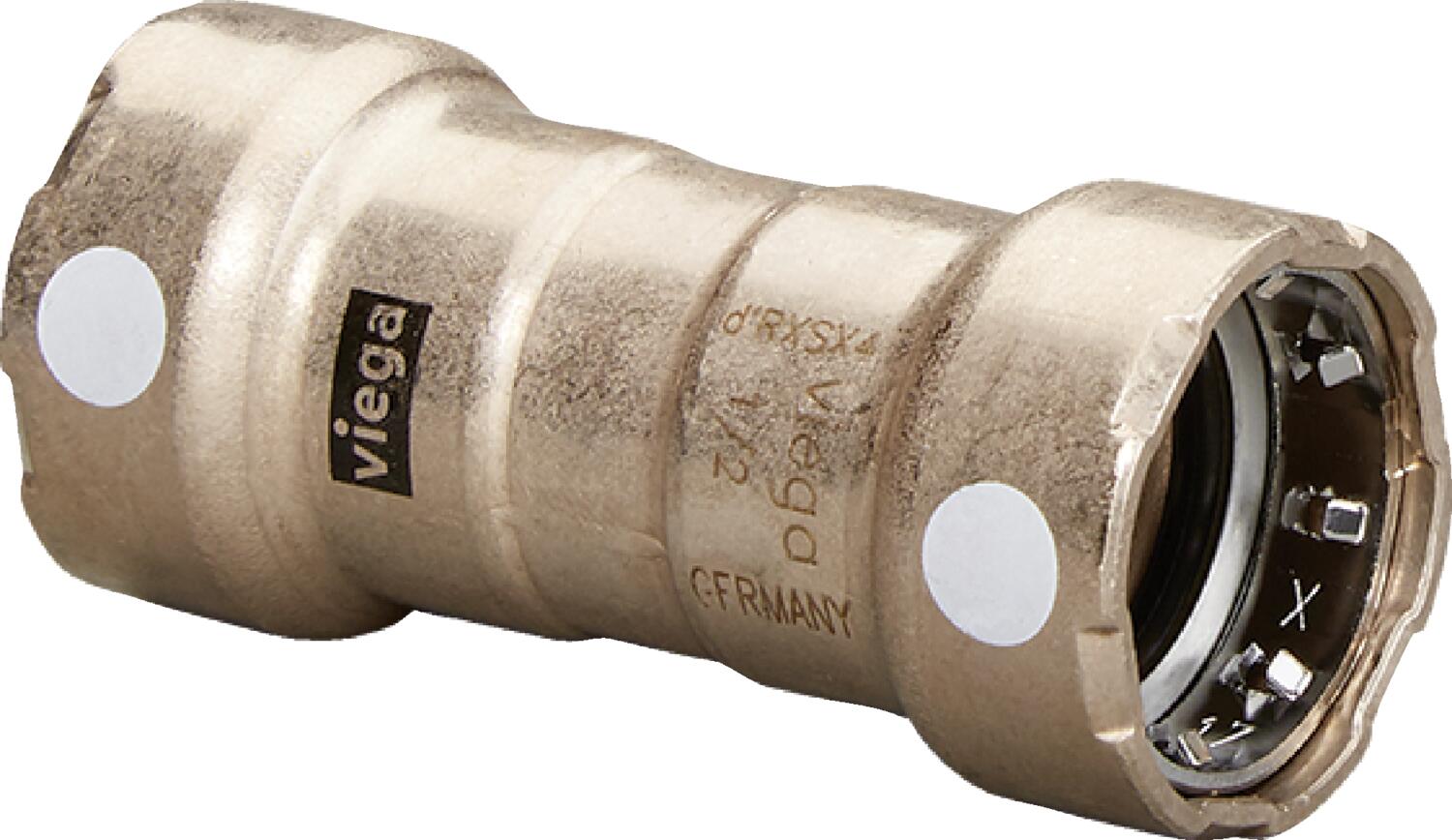Viega Megapress Coupling Cunife 90/10" – 11/4 × 11/4 | Viega SeaPress System (SKU: 88395)