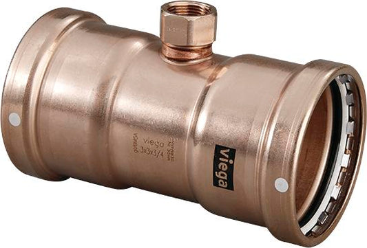 Viega Megapress Tee Cunife 90/10" Fpt: 3/4" – 3 × 3 | Viega SeaPress System (SKU: 88305)