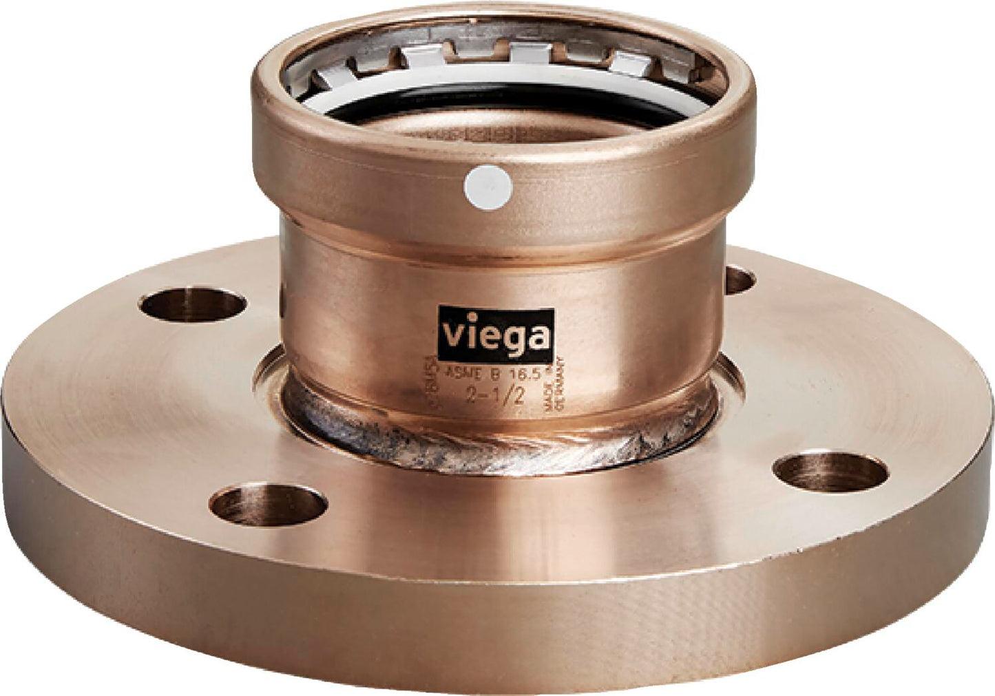 Viega Megapress Flange Cunife 90/10" Bolt Pattern: 8 Bolt Pattern Diameter: 71/2 – 4 | Viega SeaPress System (SKU: 88710)