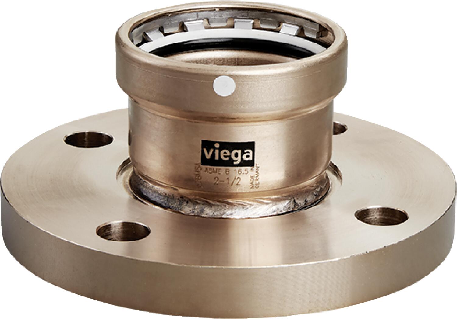 Viega Megapress Flange Cunife 90/10" Bolt Pattern: 4 Bolt Pattern Diameter: 6 – 3 | Viega SeaPress System (SKU: 88705)