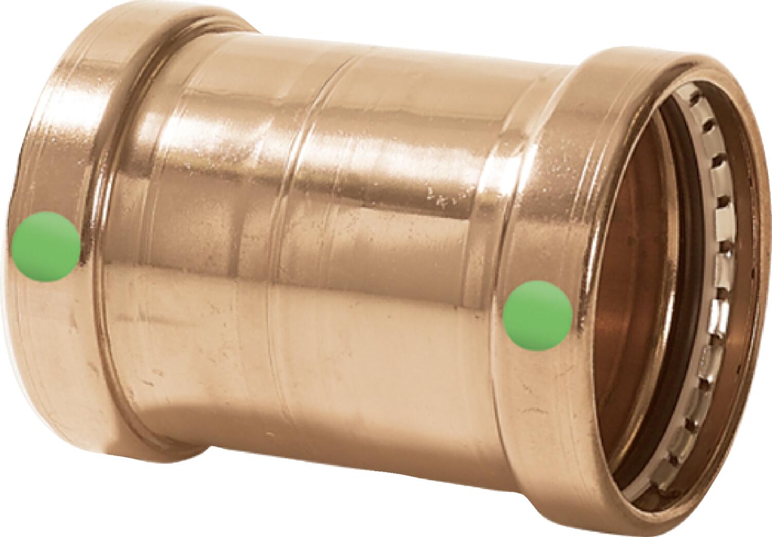 Viega Propress Coupling Copper – 4 × 4 | Viega ProPress System (SKU: 20753)