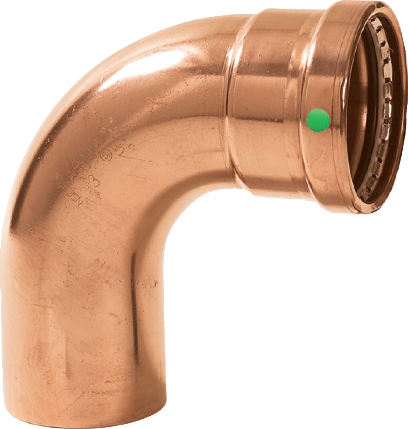 Viega Propress 90° Street Elbow Copper Ftg (cts): 21/2 – 21/2 | Viega ProPress System (SKU: 20638)