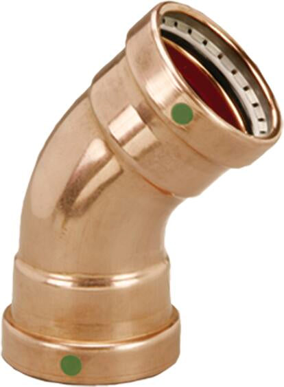 Viega Propress 45° Elbow Copper – 3 × 3 | Viega ProPress System (SKU: 20658)