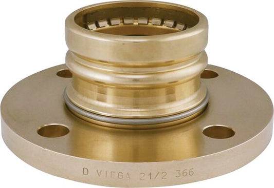 Seapress Xl Bronze Flange – 108.0mm Press Size | 191mm Bolt Circle | Viega SeaPress System (SKU: 592073)