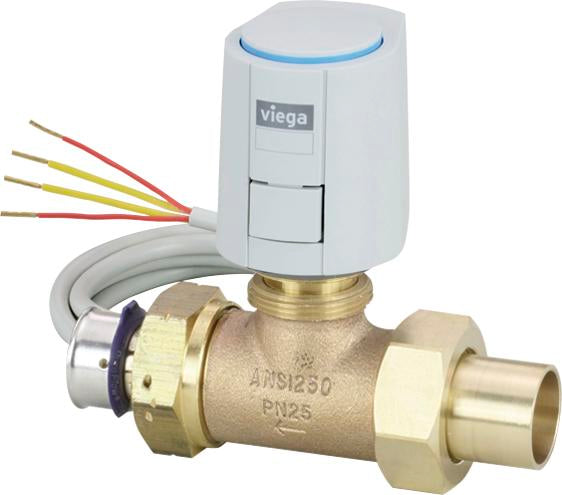 Zone Valve Bronze V: 24 C: 3/4" – 3/4" | Viega ProPress System (SKU: 17230)