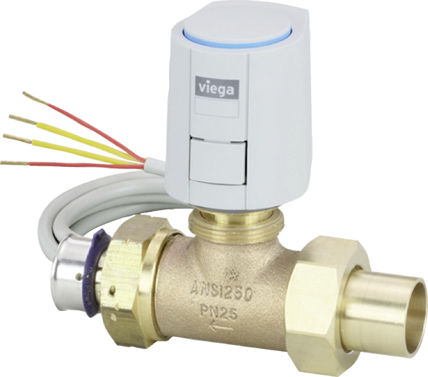 Zone Valve Bronze V: 24 C: 3/4" – 3/4" | Viega ProPress System (SKU: 17230)