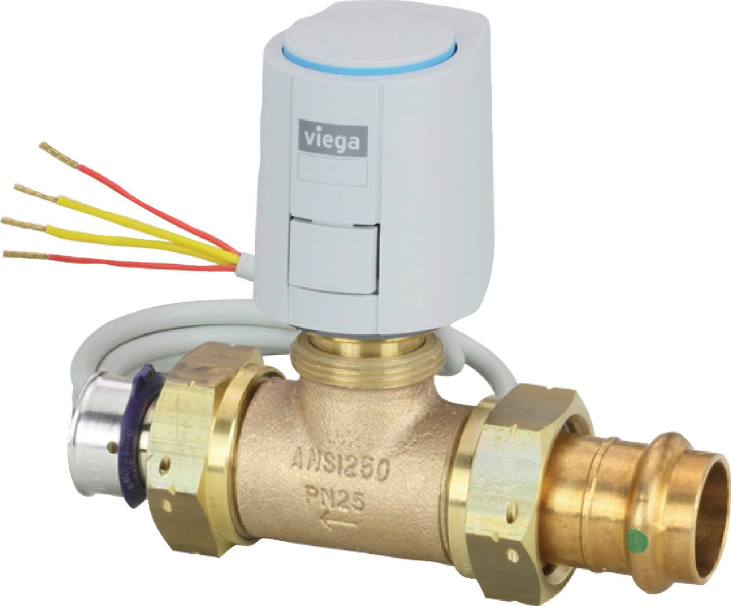 Zone Valve Bronze V: 24 – 3/4" × 3/4" | Viega ProPress System (SKU: 17234)