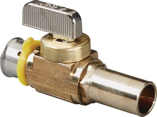 Viega Pureflow Press Valve Brass Ftg (cts): 1/2" – 1/2" | Viega ProPress System (SKU: 95002)