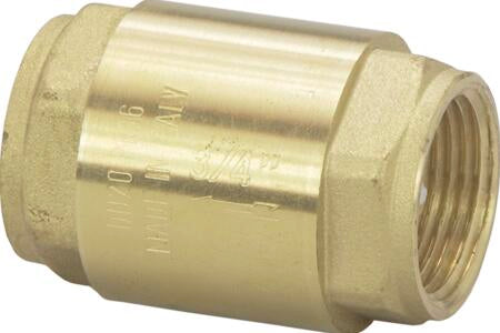 Spring Check Valve, Brass, Fpt1: 11/4; Fpt2: 11/4 | Viega ProPress System (SKU: 20204)