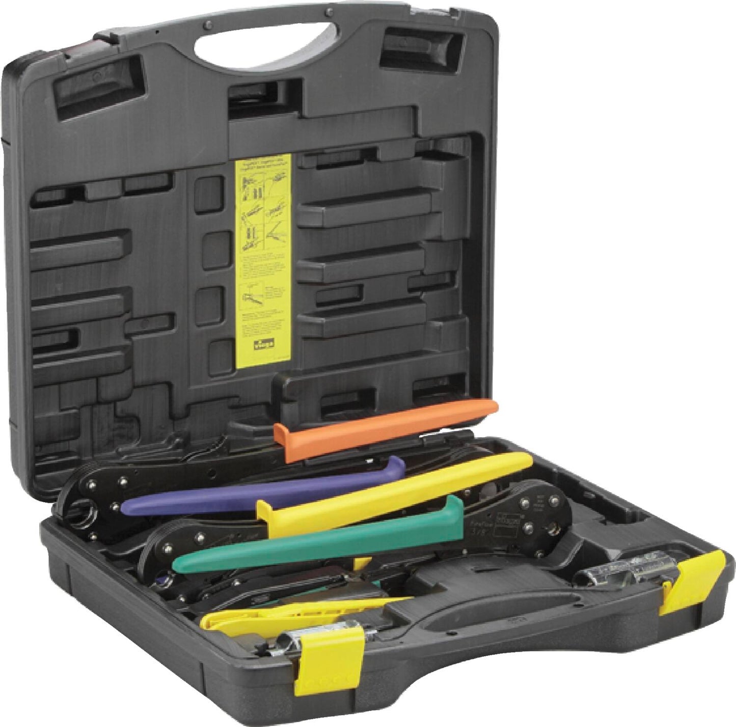 Viega Pureflow Press Complete Plumbing Tool Set, Various, For D: 3/8, 1/2, 3/4, 1 | Viega ProPress System (SKU: 56010)